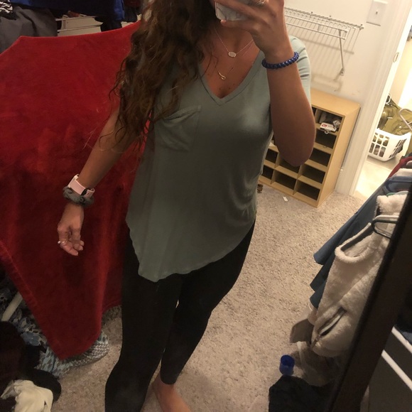 Charlotte Russe c neck soft shirt - Picture 2 of 3